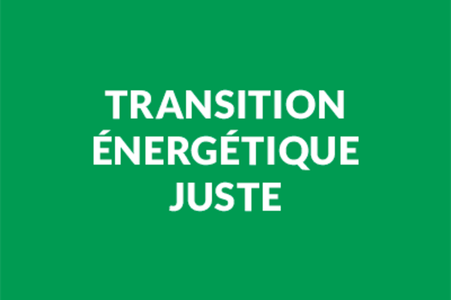 Transition énergétique juste