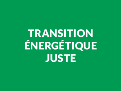 Transition énergétique juste