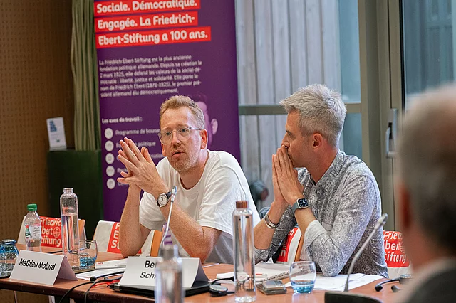 Panel avec Mathieu Molard de Street Press, Copyright: FES Paris/Philomène Chabert