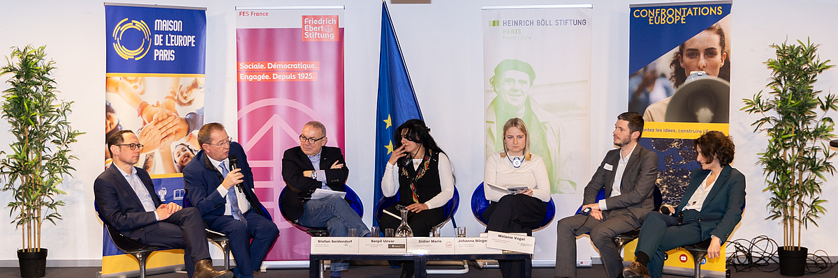 Conférence avec Confrontations Europe, credits : FES Paris/Mathieu Gug