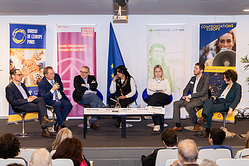 Conférence avec Confrontations Europe, credits : FES Paris/Mathieu Gug