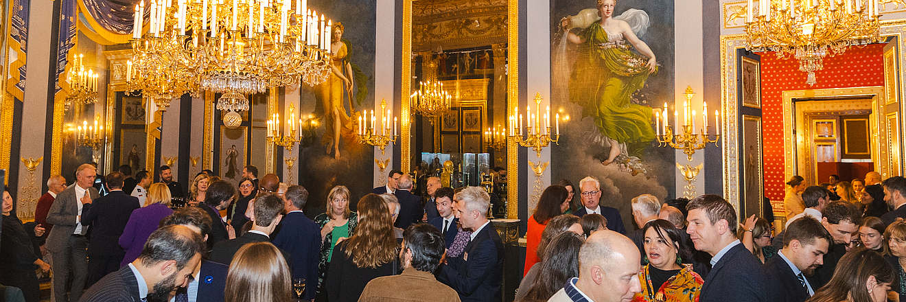 Réception à l'ambassade, credits : FES Paris/Mathieu Gug