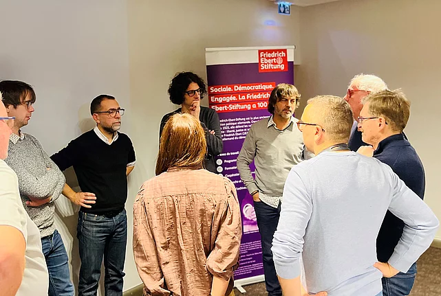 Groupe de travail franco-allemand syndical, Credits : FES Paris 