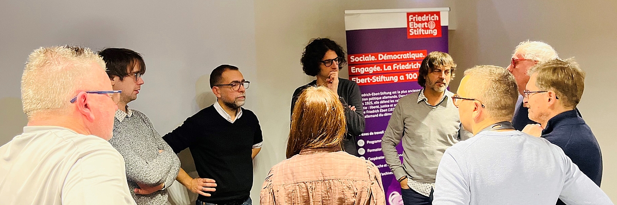 Groupe de travail franco-allemand syndical, Credits : FES Paris