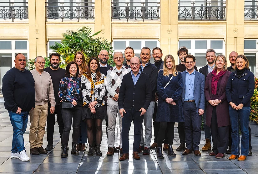 Gruppenfoto Trialog, credits: FES Paris/Mathieu Gug