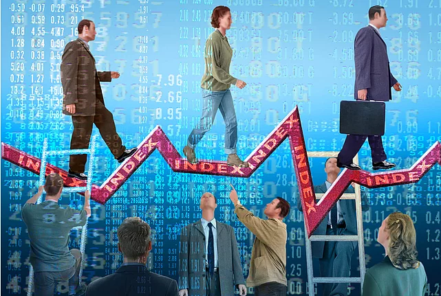 Aktienkurve Börse Geldanlage Business