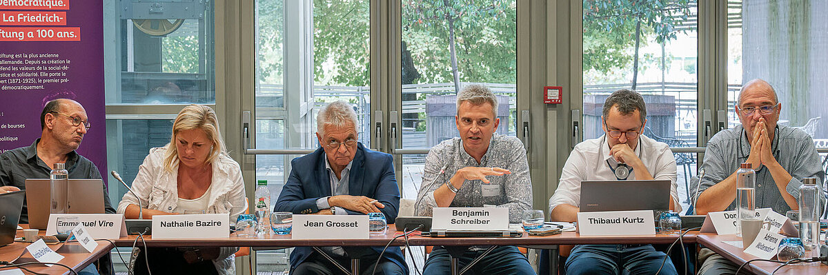 Panel mit französischen Gewerkschaften, Copyright: FES Paris/Philomène Chabert