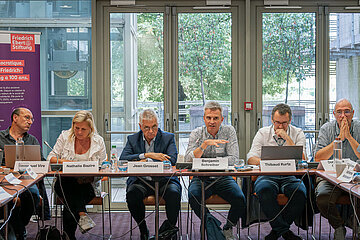 Panel mit französischen Gewerkschaften, Copyright: FES Paris/Philomène Chabert