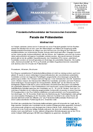 Parade der Prätendenten