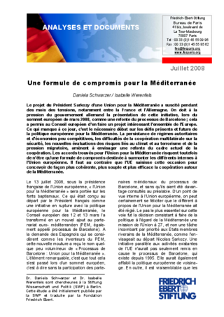 Une formule de compromis pour la Méditerranée