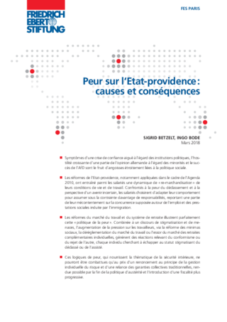 Peur sur l'Etat-providence