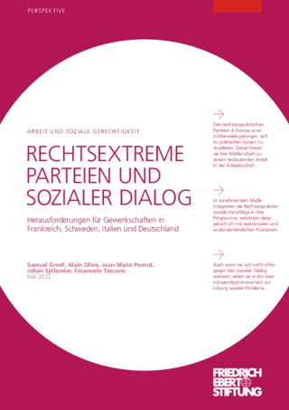 Rechtsextreme Parteien und sozialer Dialog