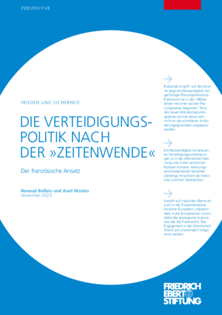 Die Verteidigungspolitik nach der "Zeitenwende"